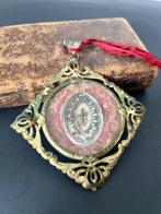 Reliekhouder - Glas, Messing - 1750-1800 - Ware Kruis van