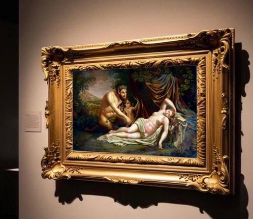 Bénigne Gagneraux (1756-1795), Naar - Jupiter and Antiope, Antiek en Kunst, Kunst | Schilderijen | Klassiek