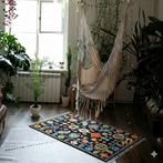 Kleurrijk Azeri - Vloerkleed - 95 cm - 70 cm - ongebruikt, Huis en Inrichting, Stoffering | Tapijten en Vloerkleden, Nieuw