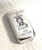 100 gram - Zilver .999 - Pablo Escobar (Zonder Minimumprijs), Postzegels en Munten, Edelmetalen en Baren
