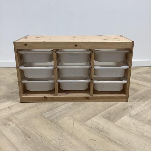 Tweedehands Schoolkast vv 9 bakken, (hxbxd) 52x93x43 cm,, Huis en Inrichting, Kasten | Overige, Gebruikt