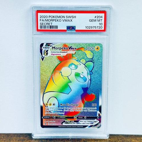Pokémon Graded card - Morpeko Vmax FA - SWSH #204 - Pokémon, Hobby en Vrije tijd, Verzamelkaartspellen | Pokémon