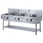 Wok-gasfornuis, 3 vuren (3x 13 kW), Zakelijke goederen, Horeca | Keukenapparatuur, Verzenden, Nieuw in verpakking, Fornuis, Frituur en Grillen