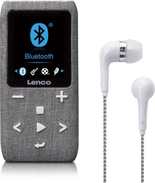 Lenco Xemio-861GY - MP3-speler met Bluetooth® en 8 GB mic.., Audio, Tv en Foto, Mp3-spelers | Overige merken, Nieuw, Verzenden