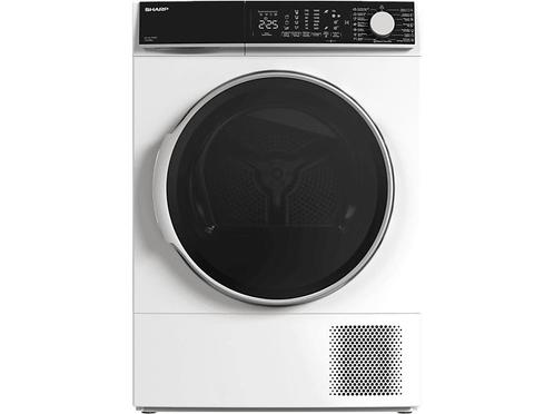 Sharp -  Warmtepomp Droogkast A++  - Wit, Elektronische apparatuur, Droogkasten, 95 cm of meer, 10 kg of meer, Nieuw, Voorlader