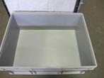 Stapelbak 80x60x32cm met oplegdeksel grijs PP gesloten, Zakelijke goederen, Ophalen of Verzenden