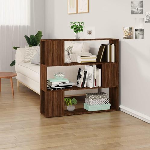 vidaXL Boekenkast/kamerscherm 100x24x94 cm bruin eikenkleur, Huis en Inrichting, Kasten | Boekenkasten, Nieuw, Verzenden