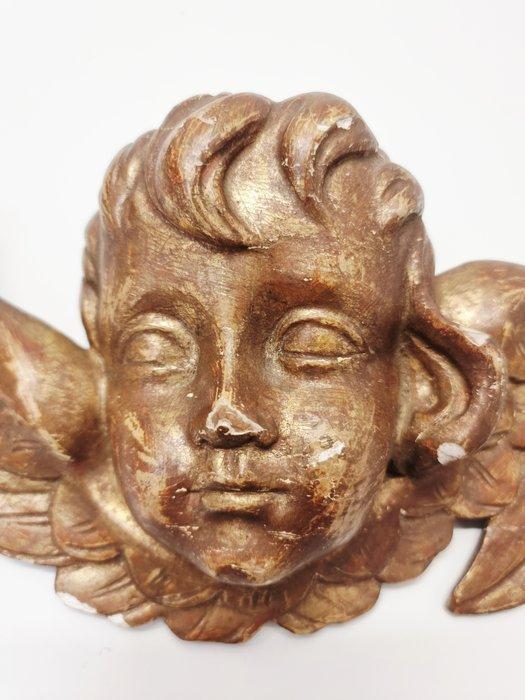 Putto - Handgesneden - 25 cm - Hout - Early 20th century, Antiek en Kunst, Antiek | Boeken en Manuscripten