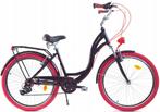Meisjesfiets - 26 inch - met 7 versnellingen - alu - zwar..., Fietsen en Brommers, Ophalen of Verzenden, Nieuw