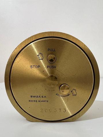 Klok - SWIZA - Gouden metaal - 1960-1970 - Luxe klein