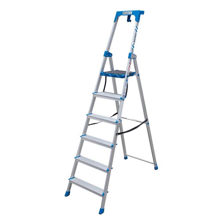 Alumexx Twin-Deck Huishoudtrap ECO, Doe-het-zelf en Bouw, Ladders en Trappen, Verzenden