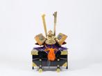 Samurai Helmet Kabuto Decoration with Dragon, Lion and, Antiquités & Art