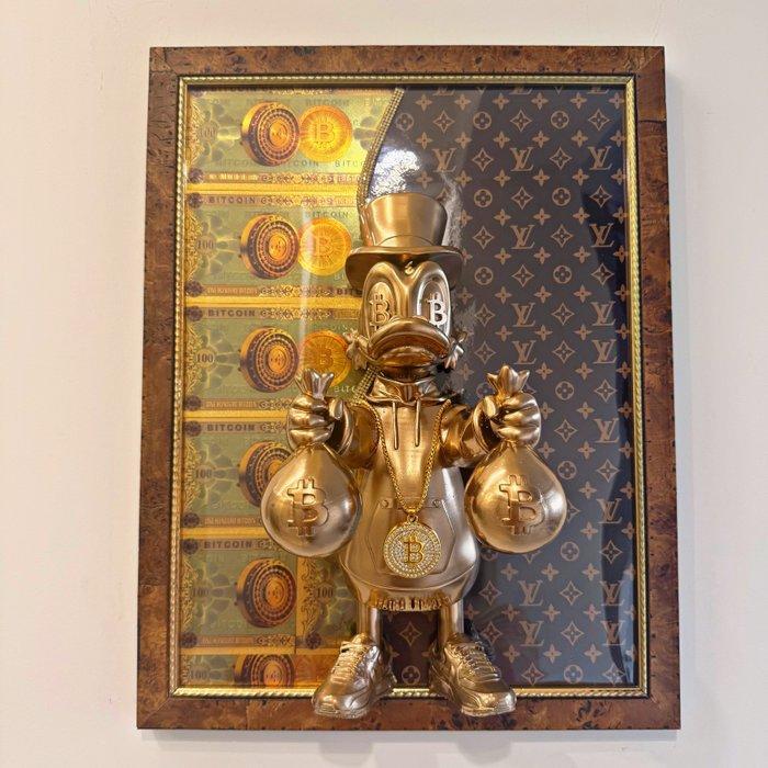 soul.arta - “Scrooge Bitcoin & LV 3D”, Antiek en Kunst, Kunst | Designobjecten