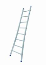 Solide 1-delige ladder 8 sporten met gebogen voet, Ophalen of Verzenden, Nieuw, Ladder, 2 tot 4 meter