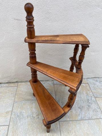Bibliothèque - Bois - Étagère escalier, Antiek en Kunst, Curiosa en Brocante