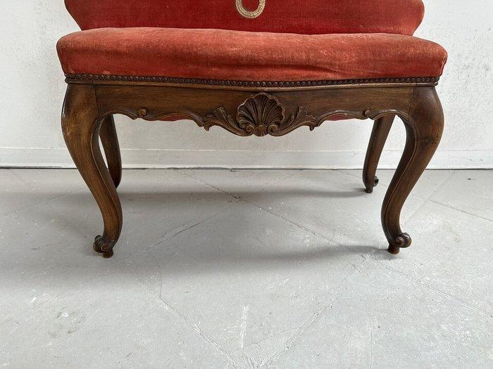 Sofa - Hout en stof, Antiek en Kunst, Antiek | Overige Antiek