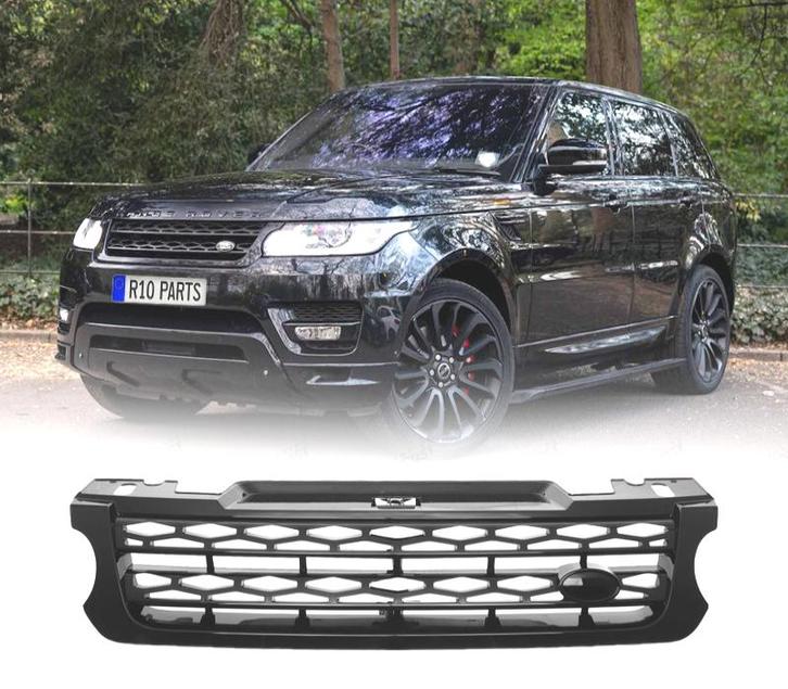 GRILLE POUR RANGE ROVER SPORT 14-17 NOIR BRILLANT, Auto-onderdelen, Carrosserie, Verzenden