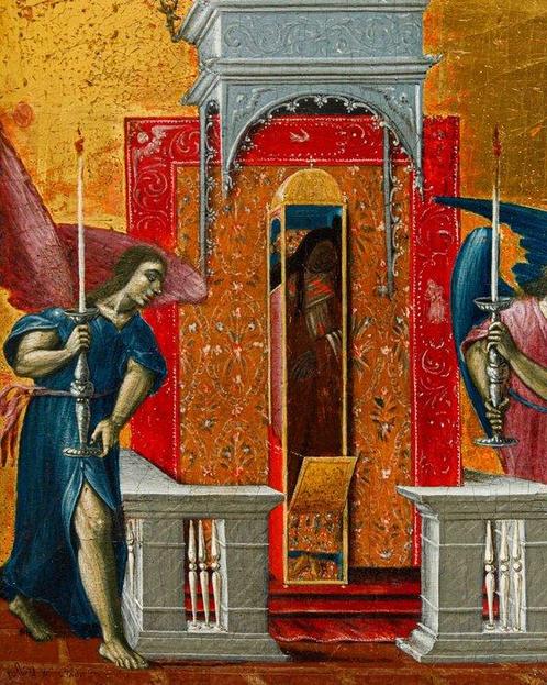 Russische school (XVIII) - Le reliquie di San Spiridione di, Antiek en Kunst, Kunst | Schilderijen | Klassiek
