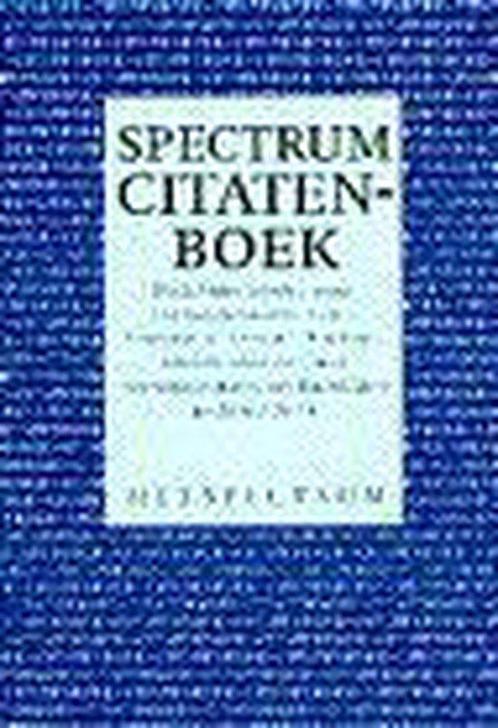 SPECTRUM CITATENBOEK 9789027429186, Livres, Dictionnaires, Envoi