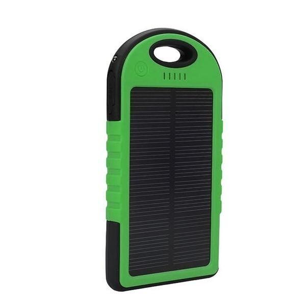 Externe 5000mAh Solar Charger Powerbank Zonnepaneel Noodaccu, Telecommunicatie, Powerbanks, Nieuw, Verzenden