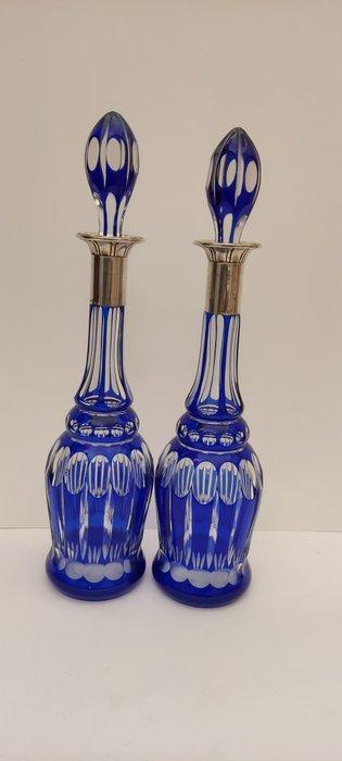 Fles (2) -, Antiek en Kunst, Antiek | Zilver en Goud