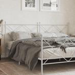 vidaXL Tête de lit métal blanc 200 cm, Maison & Meubles, Chambre à coucher | Lits, Neuf, Verzenden