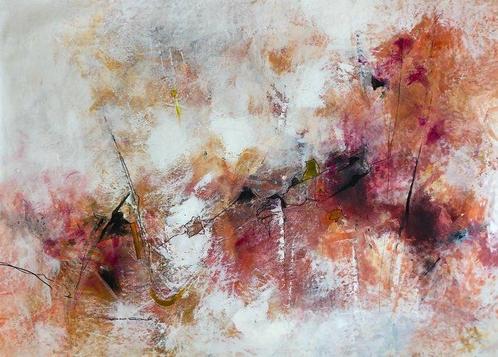 Dam Domido (1959) - Green touche - ONE OF A KIND - HAND, Antiek en Kunst, Kunst | Schilderijen | Modern