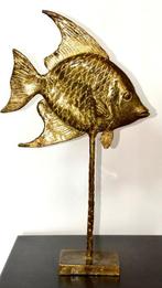 Derme Abdoulaye - sculptuur, Poisson sur tige stylisée en