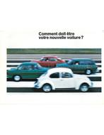 1968 VOLKSWAGEN PROGRAMMA BROCHURE FRANS, Boeken, Nieuw