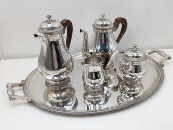 Christofle, Gallia - Ensemble de tasses à thé - Malmaison