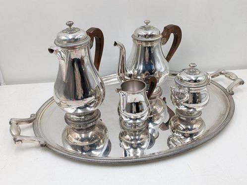 Christofle, Gallia - Ensemble de tasses à thé - Malmaison, Antiek en Kunst, Antiek | Meubels | Tafels