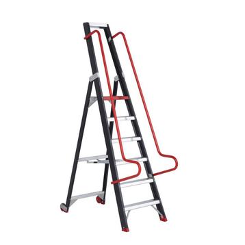 Altrex enkele magazijntrap Taurus 6 treden, Ophalen of Verzenden, Trap
