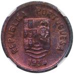 Portugees-India. Republic. 1 Tanga 1934 - NGC - MS 61 -, Timbres & Monnaies, Monnaies | Europe | Monnaies non-euro