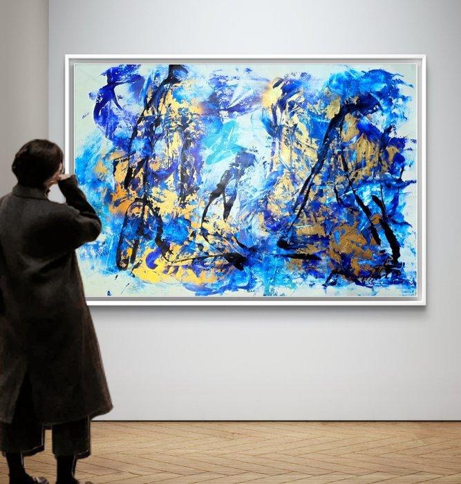 Micha Lenartowicz - Touch of Gold - XXL, Antiek en Kunst, Kunst | Schilderijen | Modern