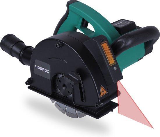2dekans | VONROC Muurfrees – Sleuvenfrees + laser – 1700W –, Doe-het-zelf en Bouw, Gereedschap | Overige machines, Ophalen of Verzenden