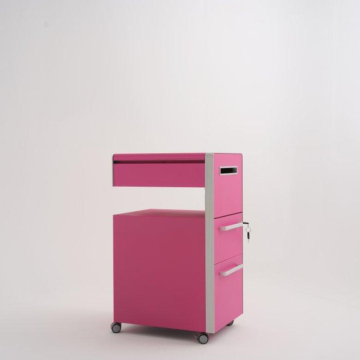 Bisley - Trolley - Staal, PVC - Bite mobiele voeteneenheid, Antiquités & Art, Art | Objets design