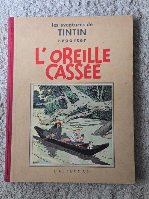 Tintin T6 - LOreille Cassée N&B (A2) - C - 1 Album, Livres, BD