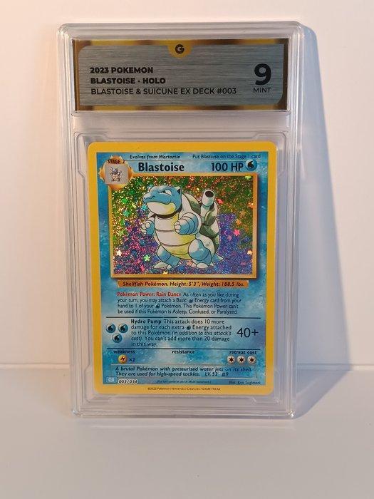 Pokémon - 1 Graded card - Blastoise Foil, Holo - GG 9 -, Hobby en Vrije tijd, Verzamelkaartspellen | Pokémon