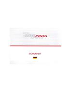 2018 FERRARI 488 PISTA PISTA VEILIGHEIDS BROCHURE DUITS 61.., Ophalen of Verzenden