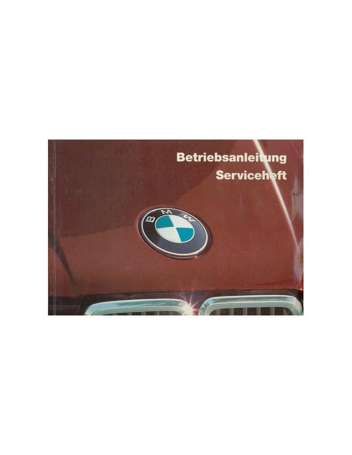 1985 BMW 3 SERIE INSTRUCTIEBOEKJE DUITS, Autos : Divers, Modes d'emploi & Notices d'utilisation