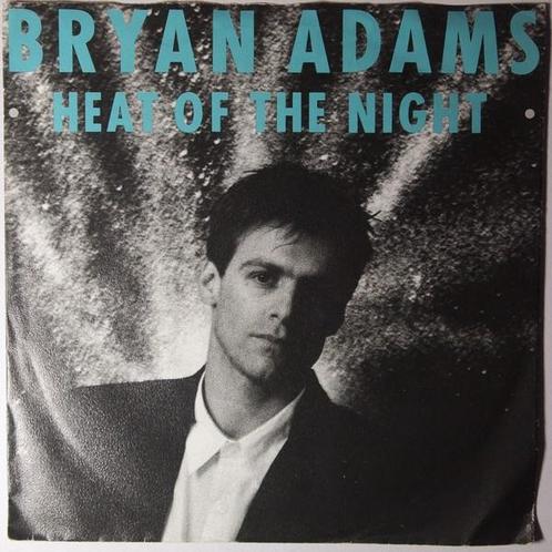 Bryan Adams - Heat of the night - Single, Cd's en Dvd's, Vinyl Singles, Single, Gebruikt, 7 inch, Pop