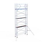 Rolsteiger Original 75x305 8,2m werkhoogte tegen de gevel, Doe-het-zelf en Bouw, Steigers, Verzenden, Nieuw, Rolsteiger of Kamersteiger