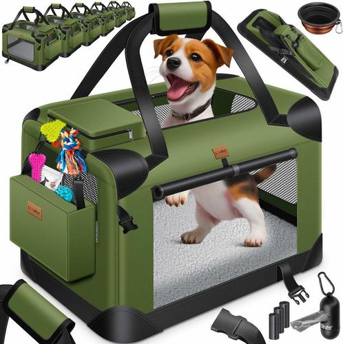 LOVPET® reisBench Hondenbench hondenbox honden transportbox, Dieren en Toebehoren, Overige Dieren-accessoires, Verzenden