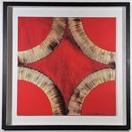 Bernard Aubertin (1934-2015) - Dessin de Feu sur Table Rouge