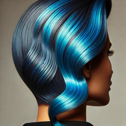 Gekleurde Haarwax  Blauw, Kleding | Heren, Carnavalskleding en Feestkleding, Nieuw, Verzenden