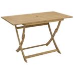 Acaciahout Tuintafel 120cm | Retour Deal | 40% Korting!, Verzenden, Nieuw, Hout