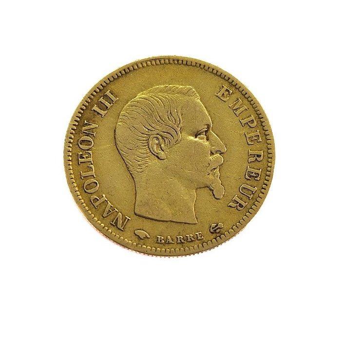 Frankrijk. Napoléon III. 10 Francs 1858-A, Timbres & Monnaies, Métaux nobles & Lingots