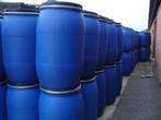 Blauwe vaten,tonnen van 220 L met deksel en klemring, Ophalen