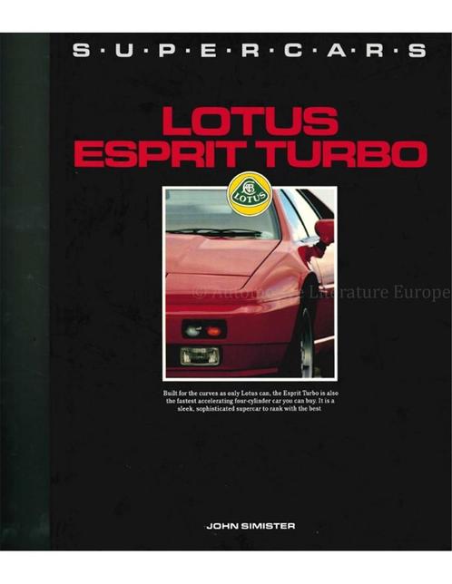 LOTUS ESPRIT TURBO, SUPERCARS, Livres, Autos | Livres