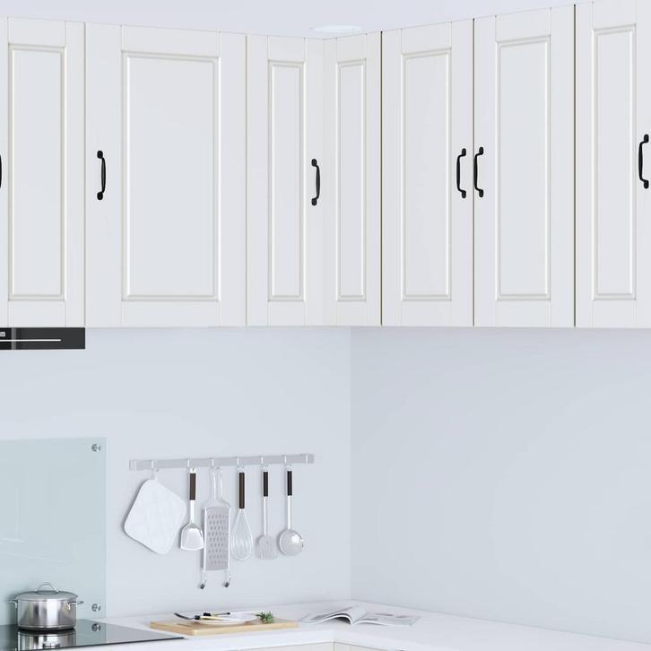 vidaXL Keuken Kast met plank Wit 57 x 57 x 80 cm Bewerkt, Huis en Inrichting, Kasten | Overige, Nieuw, Verzenden